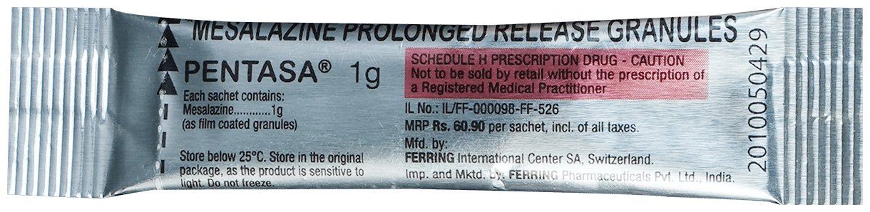 Pentasa 1gm Prolonged Release Granules
