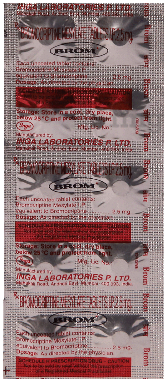 Brom 2.5mg Tablet