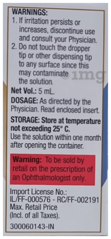 Nevanac Ophthalmic Suspension