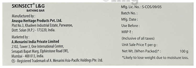 Skinsect L&amp;G Soap