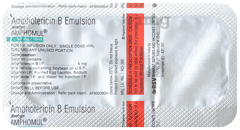 AMPHOMUL 50 MG INJECTION