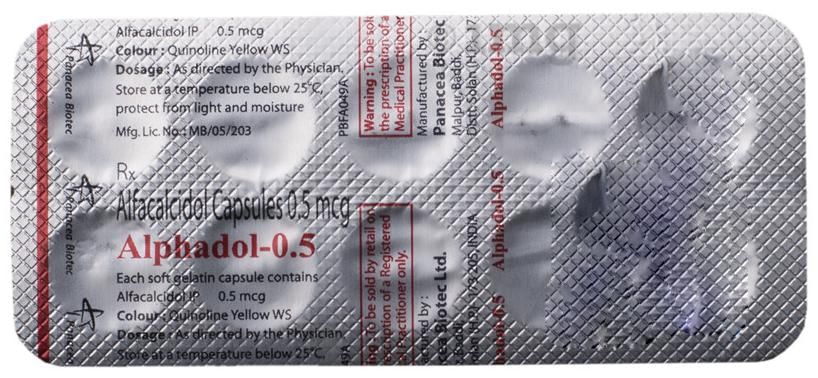 Alphadol 0.5mcg Soft Gelatin Capsule