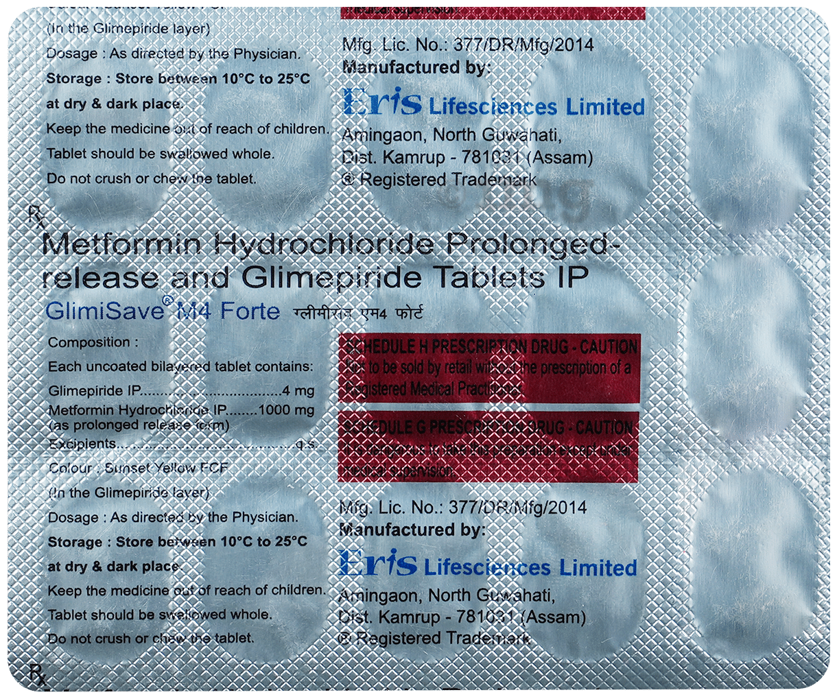 Glimisave M4 Forte Tablet PR