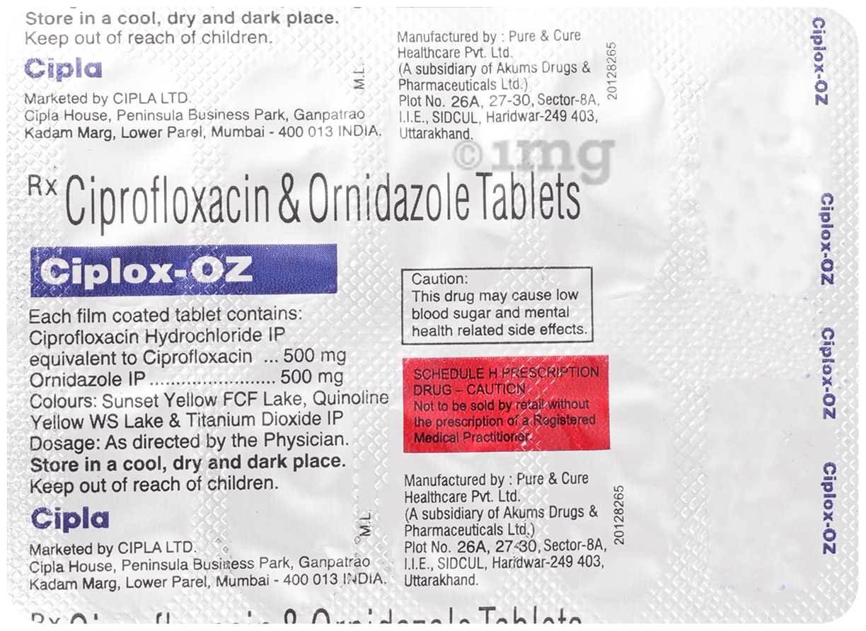 Ciplox-OZ Tablet