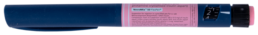 Novomix 50 Suspension for Injection 100IU/ml