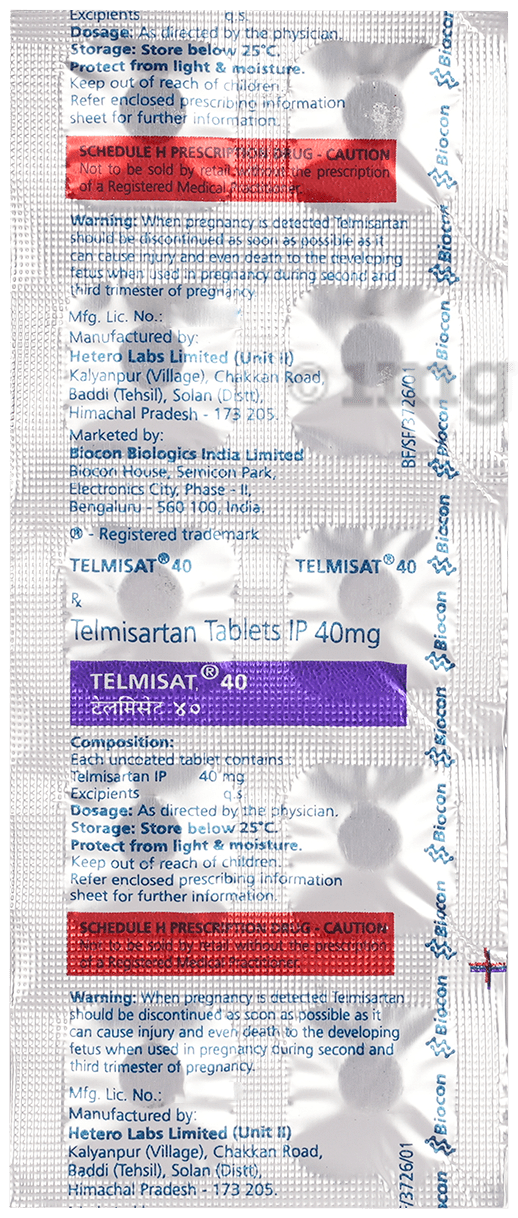 Telmisat 40 Tablet
