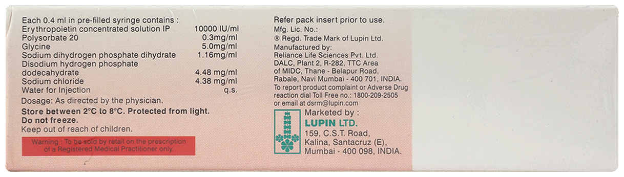Epocept 4000IU Injection