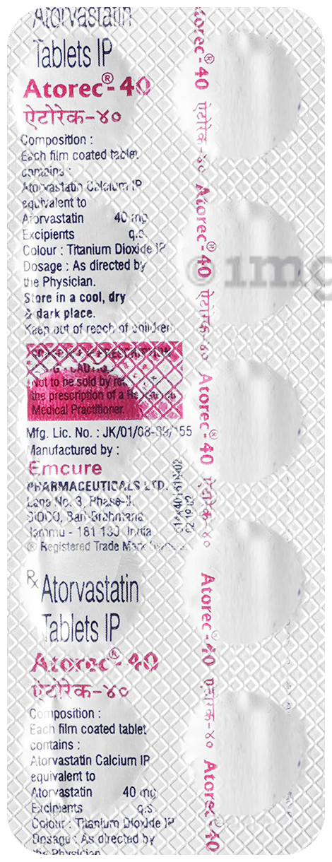Atorec 40 Tablet