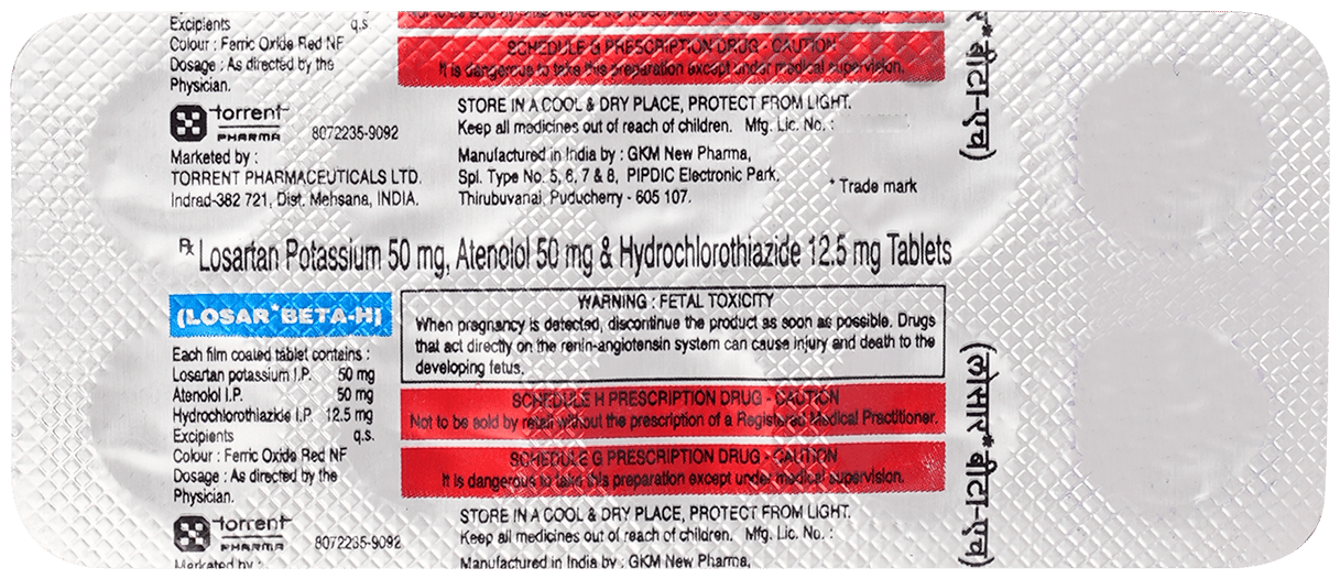 Losar Beta-H Tablet