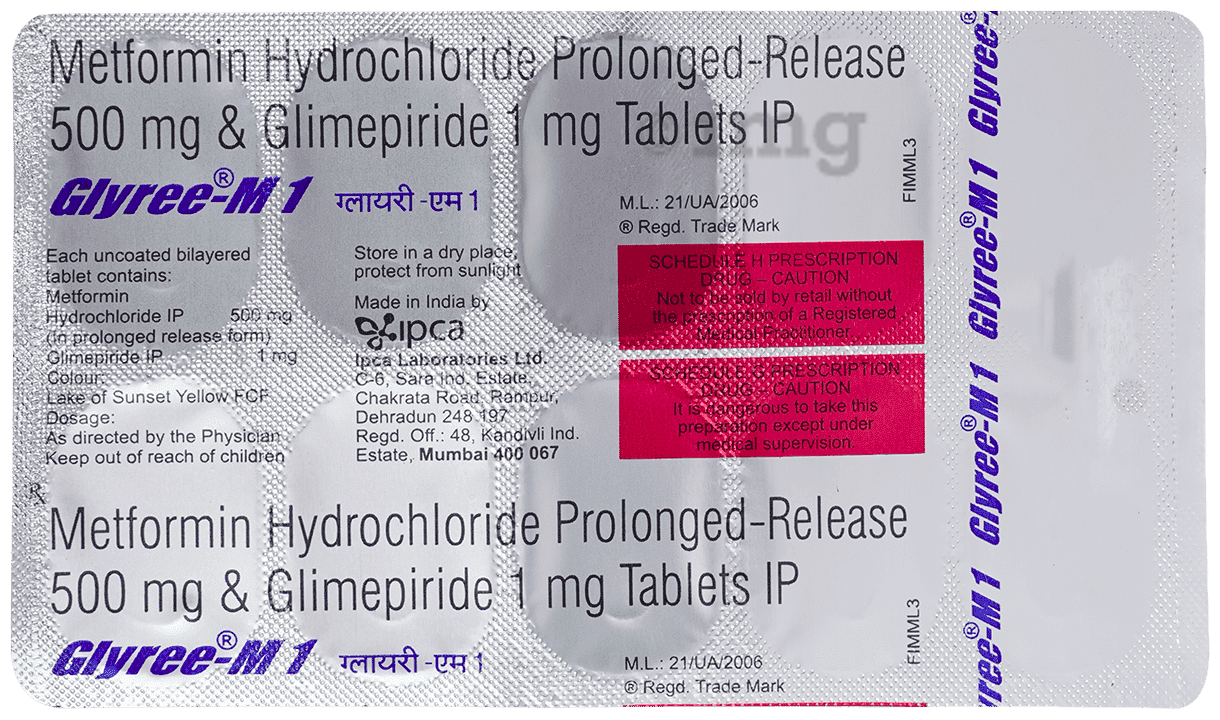 Glyree-M 1 Tablet PR