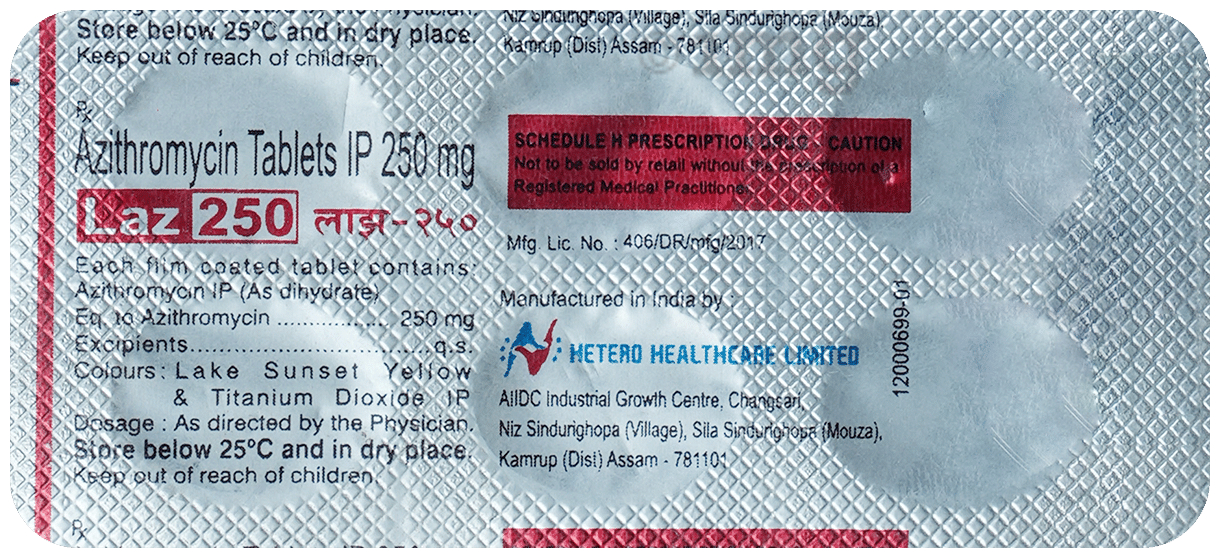 Laz 250mg Tablet
