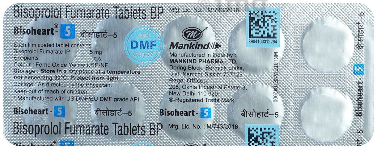 Bisoheart 5mg Tablet