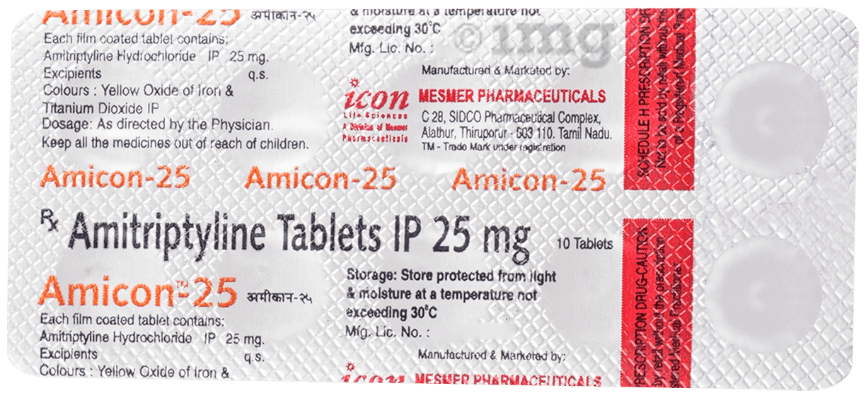 Amicon 25mg Tablet