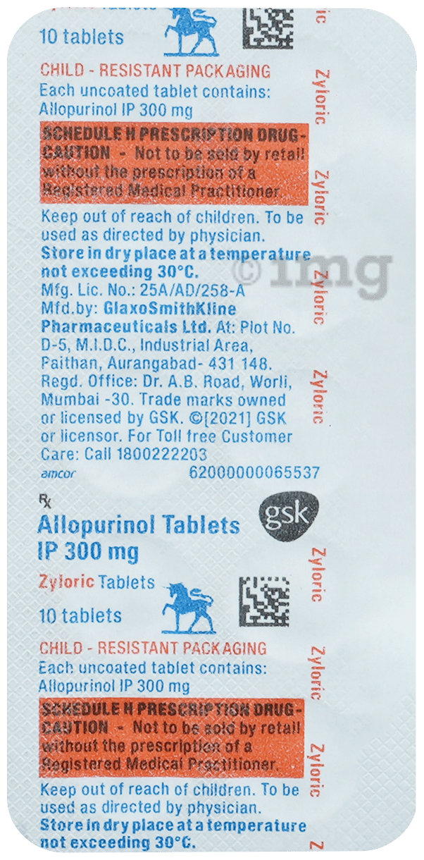 Zyloric 300 Tablet