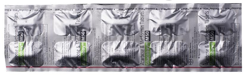Glucobay M50 Tablet