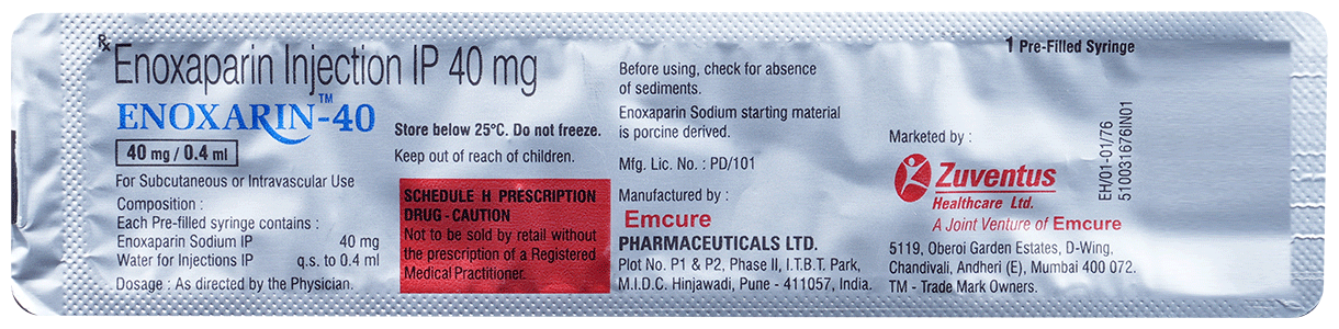 Enoxarin 40 Injection
