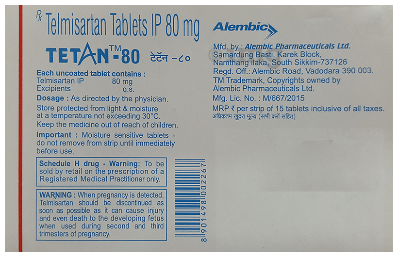 Tetan 80 Tablet