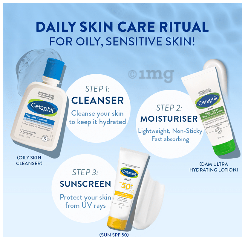 Cetaphil Oily Skin Cleanser | For Combination to Oily, Sensitive Skin