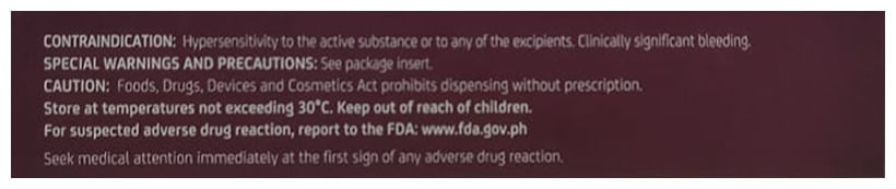 Eliquis 2.5mg Tablet