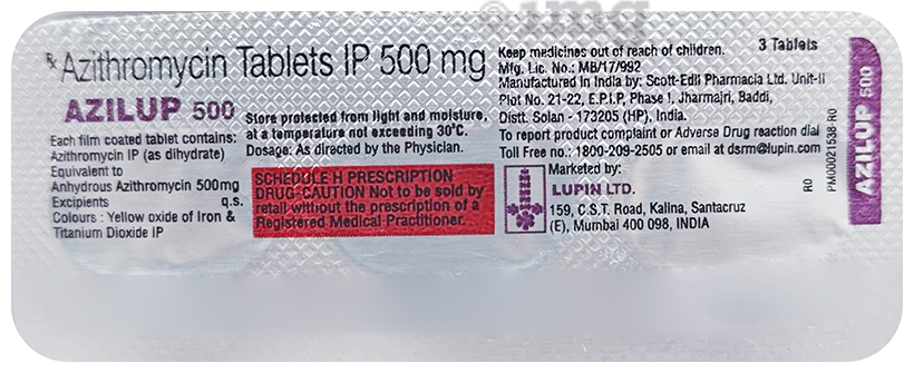 AZILUP 500 MG TABLET