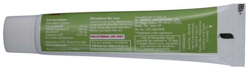 Nise Pain Relief Gel