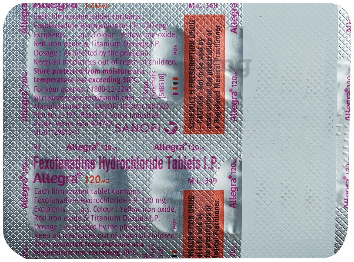 Allegra 120mg Tablet