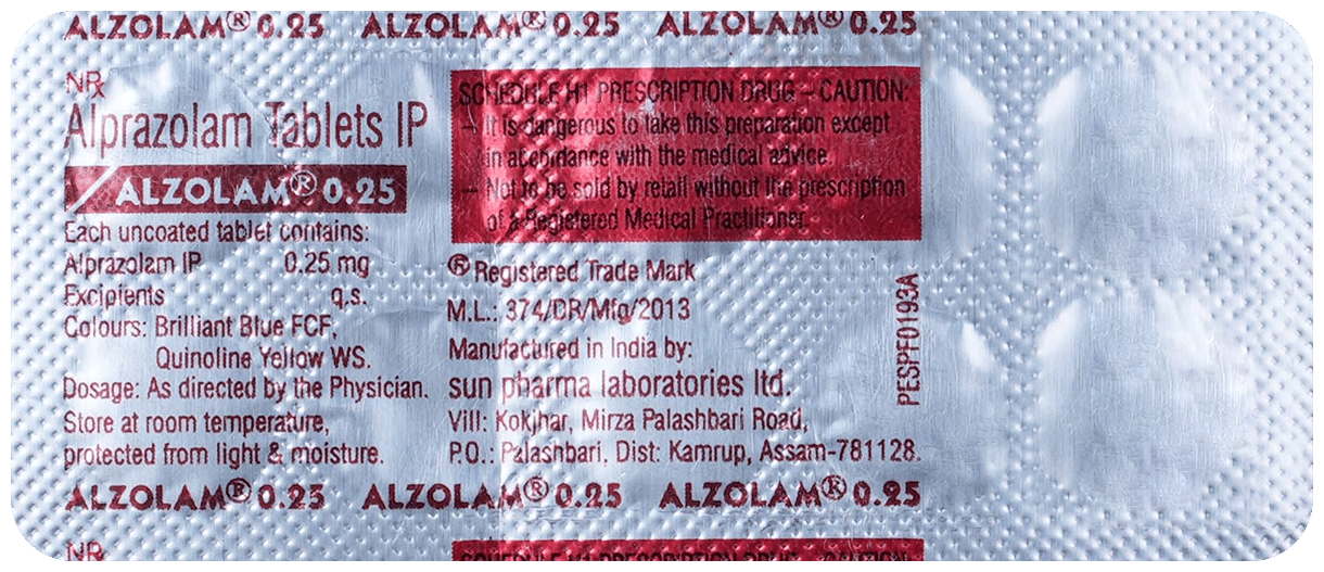 Alzolam 0.25 Tablet