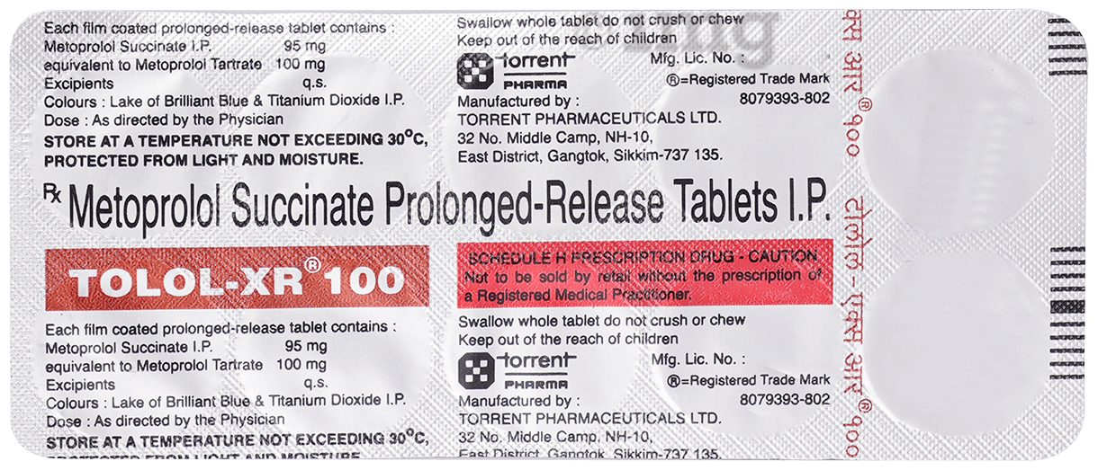 Tolol -XR 100 Tablet