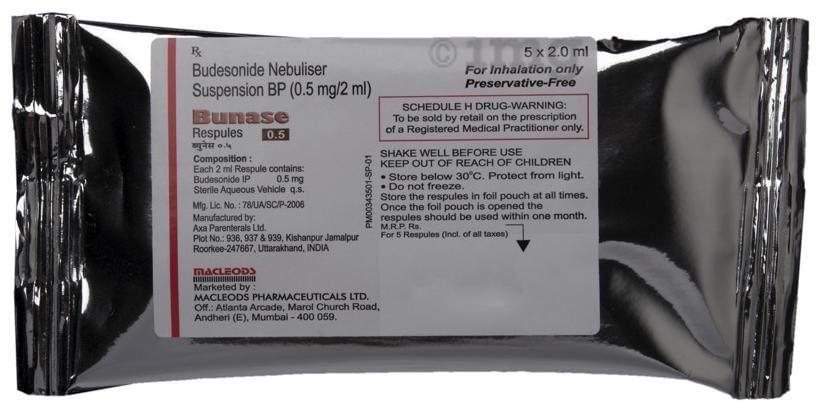 Bunase 0.5 Respules(2ml Each)