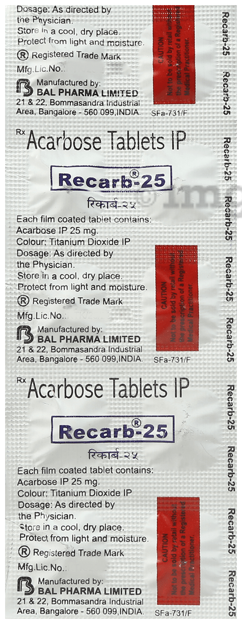 Recarb 25mg Tablet