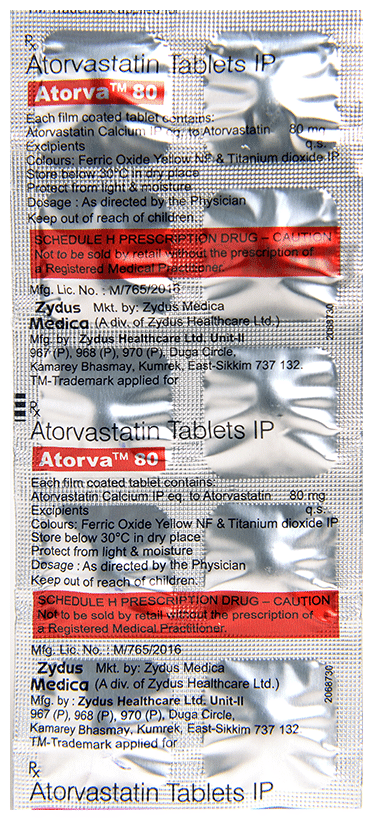 Atorva 80 Tablet