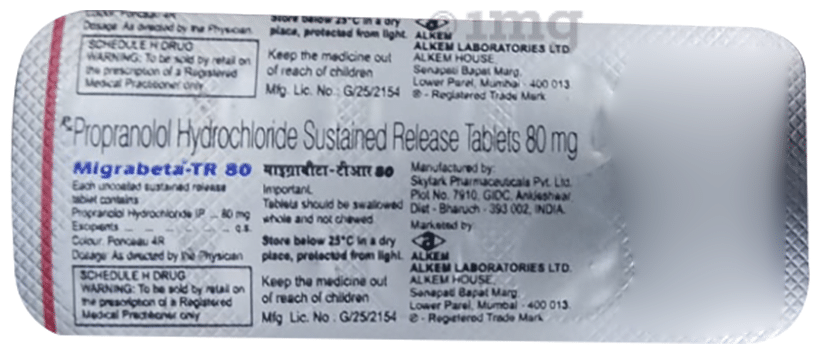 Migrabeta-TR 80 Tablet