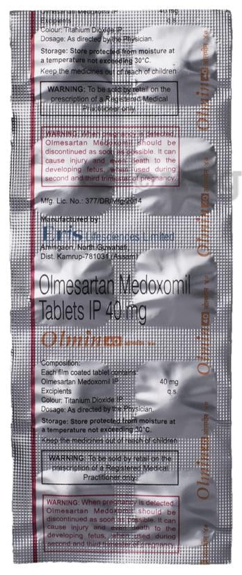 Olmin 40 Tablet