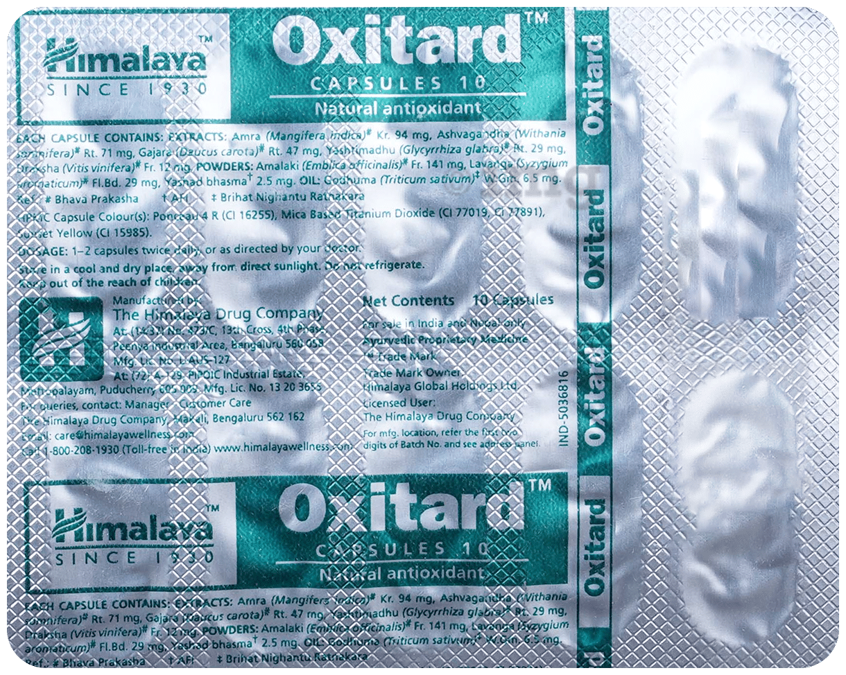 Himalaya Oxitard Capsule | Natural Antioxidant