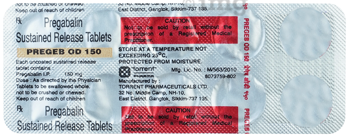 Pregeb OD 150 Tablet SR