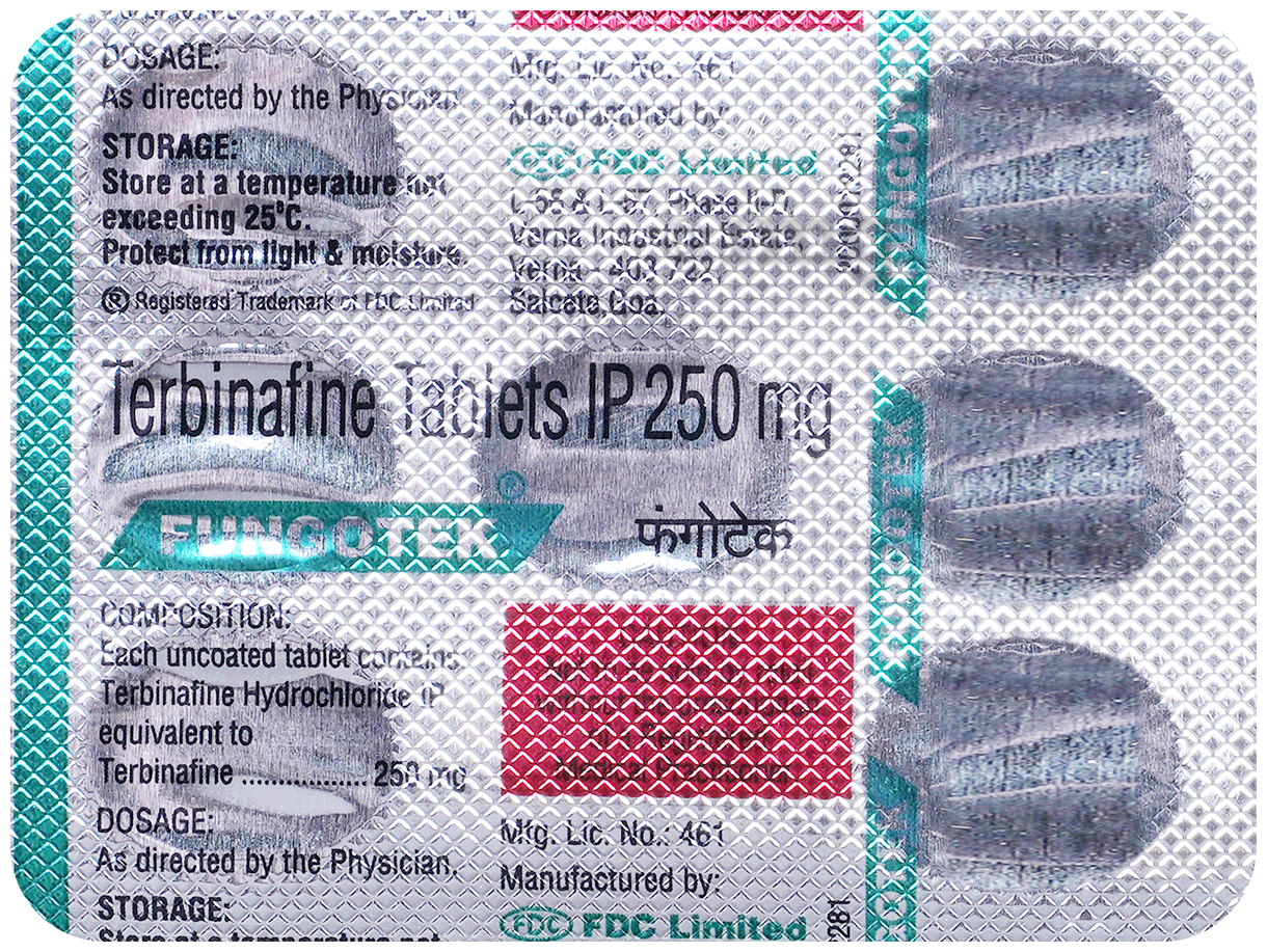 Fungotek 250mg Tablet