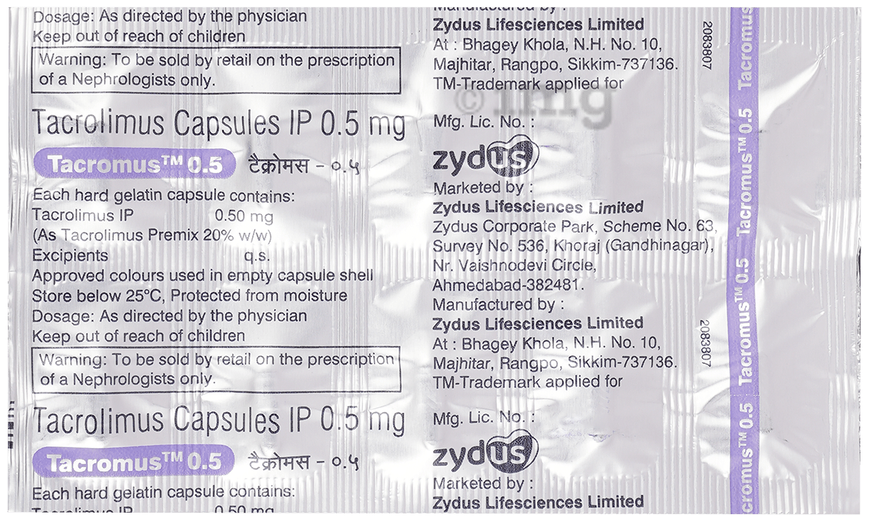 Tacromus 0.5 Capsule