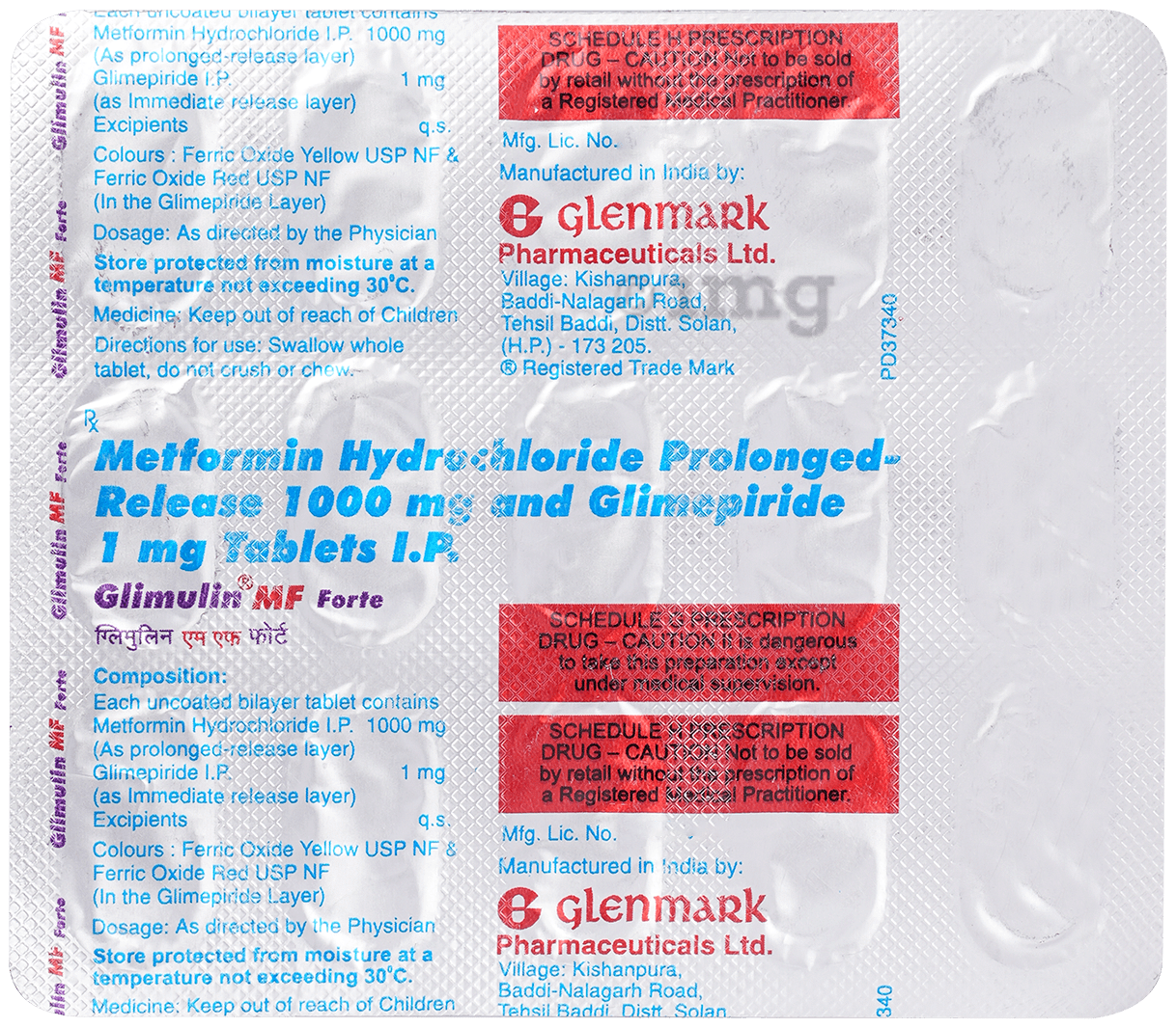 Glimulin MF Forte Tablet PR
