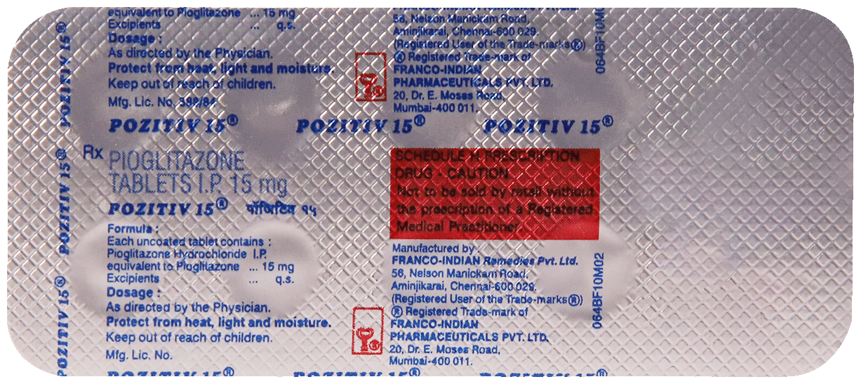 Pozitiv 15mg Tablet