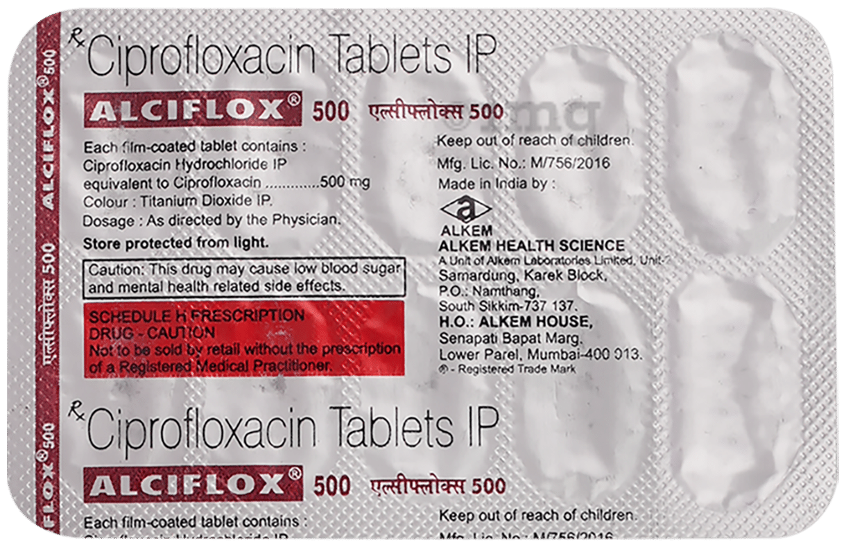 Alciflox 500mg Tablet