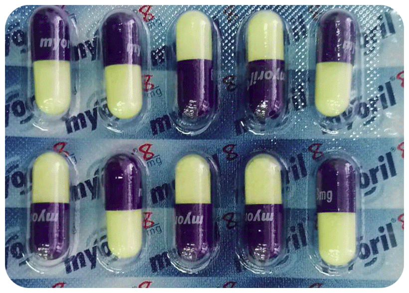 Myoril 8mg Capsule