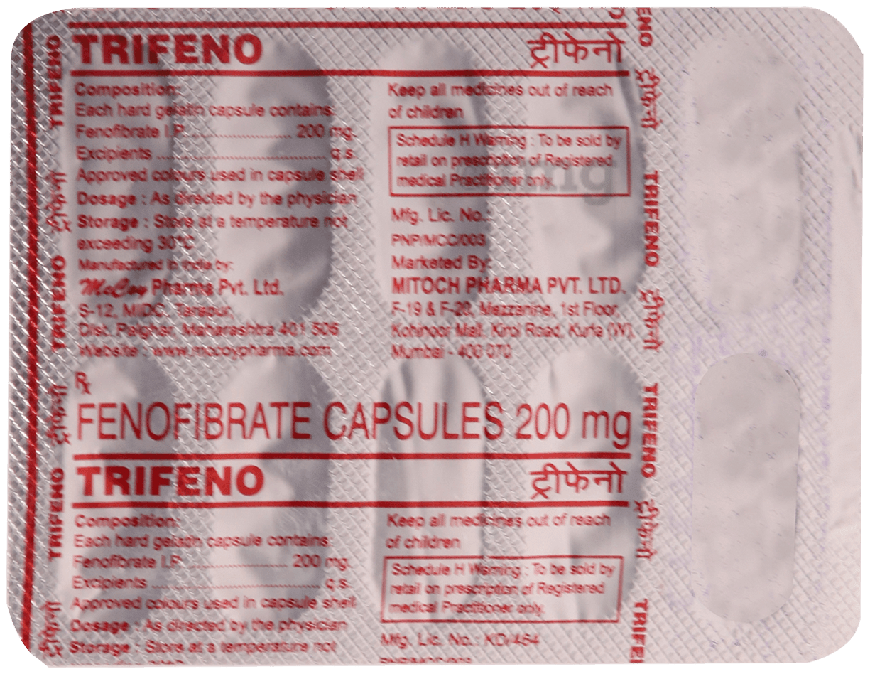 Trifeno 200mg Capsule