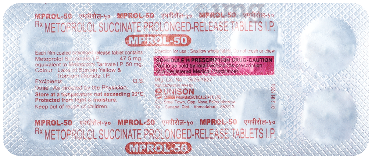 Mprol 50mg Tablet