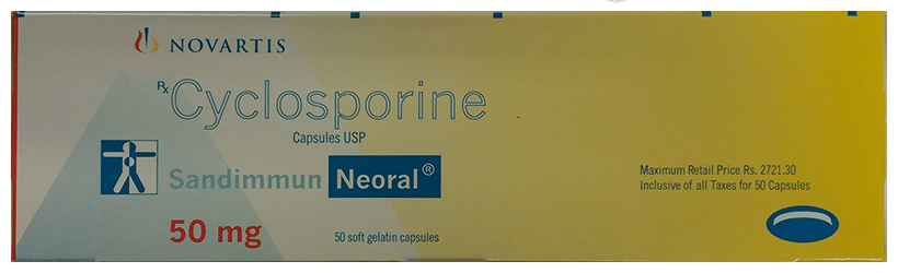 Sandimmun Neoral 50mg Soft Gelatin Capsule