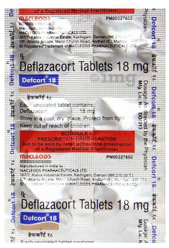 Defcort 18 Tablet