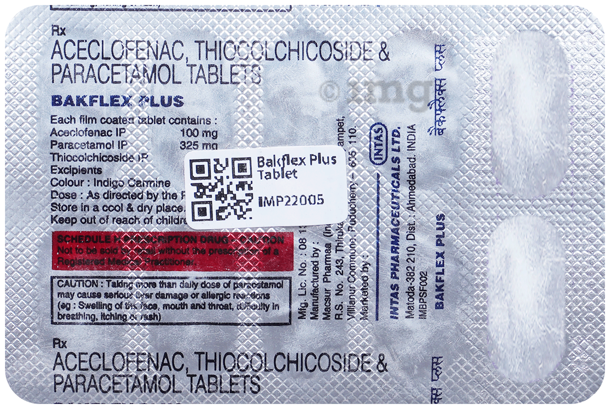 Bakflex Plus Tablet