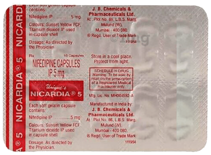 Nicardia 5 Capsule