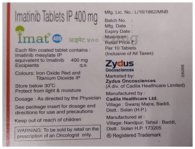 Imat 400 Tablet
