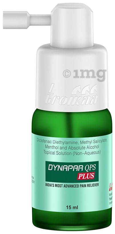 Dynapar Qps Plus Non-Aqueous Topical Solution | For Pain Relief From Back, Neck, Shoulder, Elbow, Wrist &amp; Knee Pain
