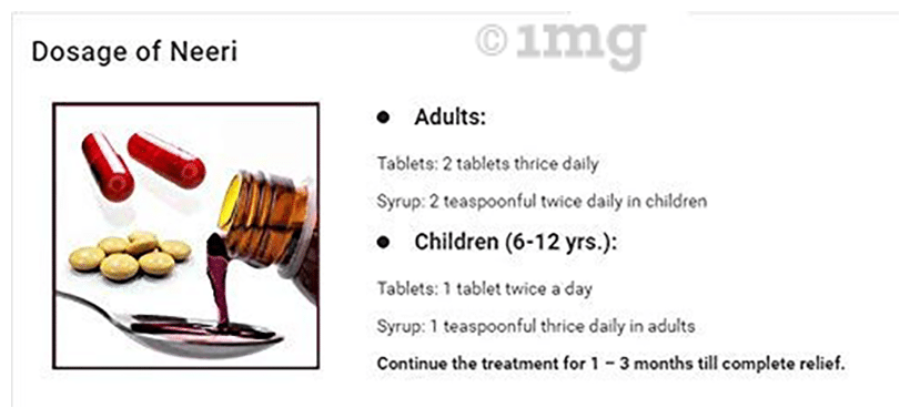 Neeri Ayurvedic Tablet for Urinary Tract Health